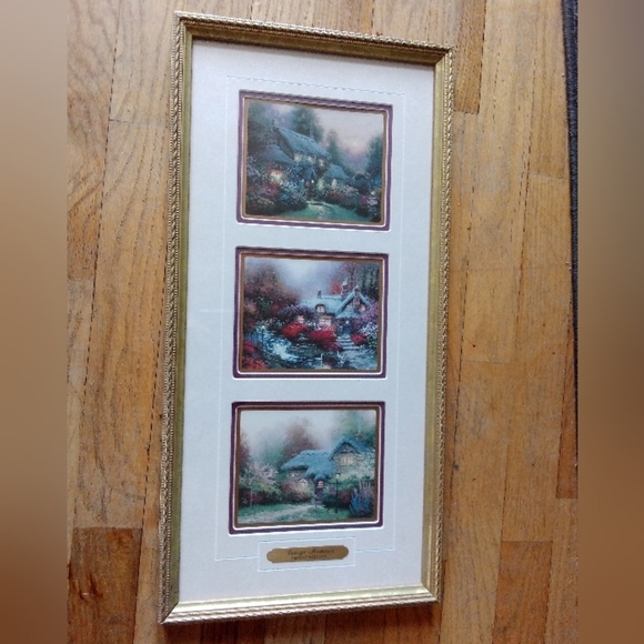 Thomas Kinkade Accent Prints Framed Cottage Memories - Picture 2 of 9